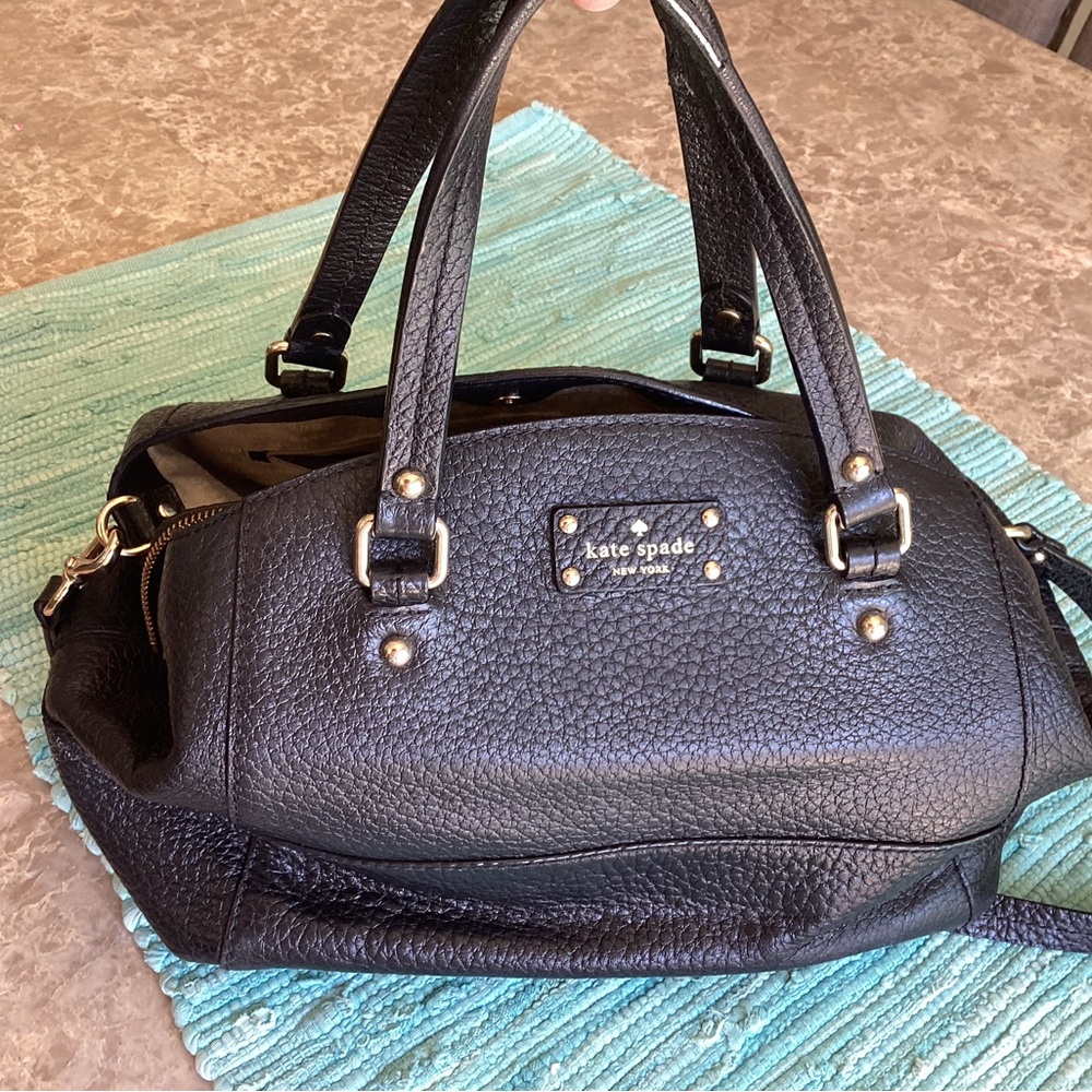 Kate Spade Black Leather Handbag